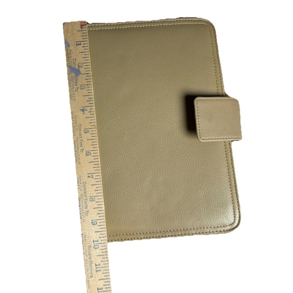 Franklin Covey 365 Beige Planner Organizer 7 Ring Binder Faux Leather Work - Picture 10 of 16